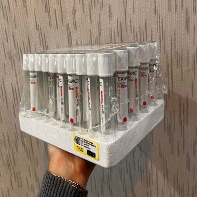 قیمت و خرید لوله پلین (PRF) ایکسوک خون گیری 9 میل EXVAC Plain بسته 100 عددی 