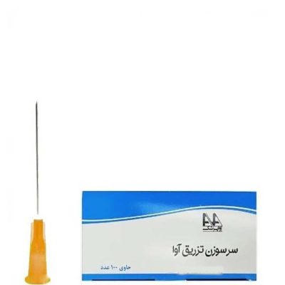 قیمت و خرید سرسوزن نارنجی گیج 25 طول 25 میلی‌متر آوا | بسته 100 عددی