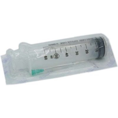 قیمت و خرید سرنگ 50 میلی‌لیتری لوئرلاک برند V-MED | ایمنی و دقت در تزریق حجم بالا 100 عددی