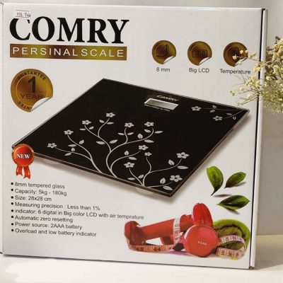 قیمت و خرید ترازو دیجیتال طرح‌دار 8 میلیمتری کمری Comry | دقت بالا و طراحی زیبا