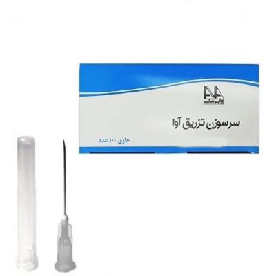 قیمت و خرید سرسوزن خاکستری گیج 27 طول 12 میلی‌متر آوا | بسته 100 عددی